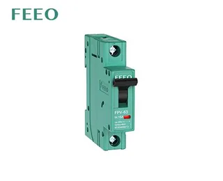 FEEO FPV-63 1P 250 В 10 А — автомат постоянного тока, изображение 1