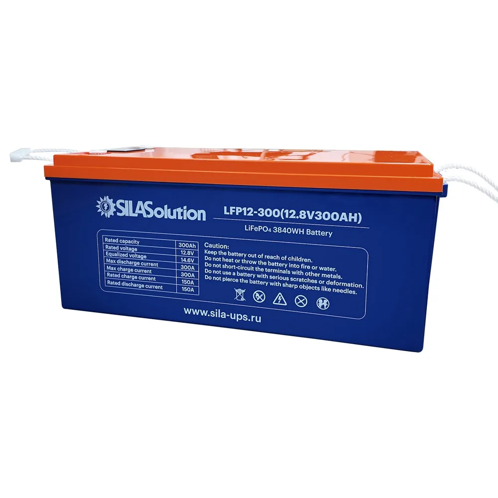SILAsolution LFP12-300 — аккумулятор LiFePO4 12 В 300 А·ч, изображение 1