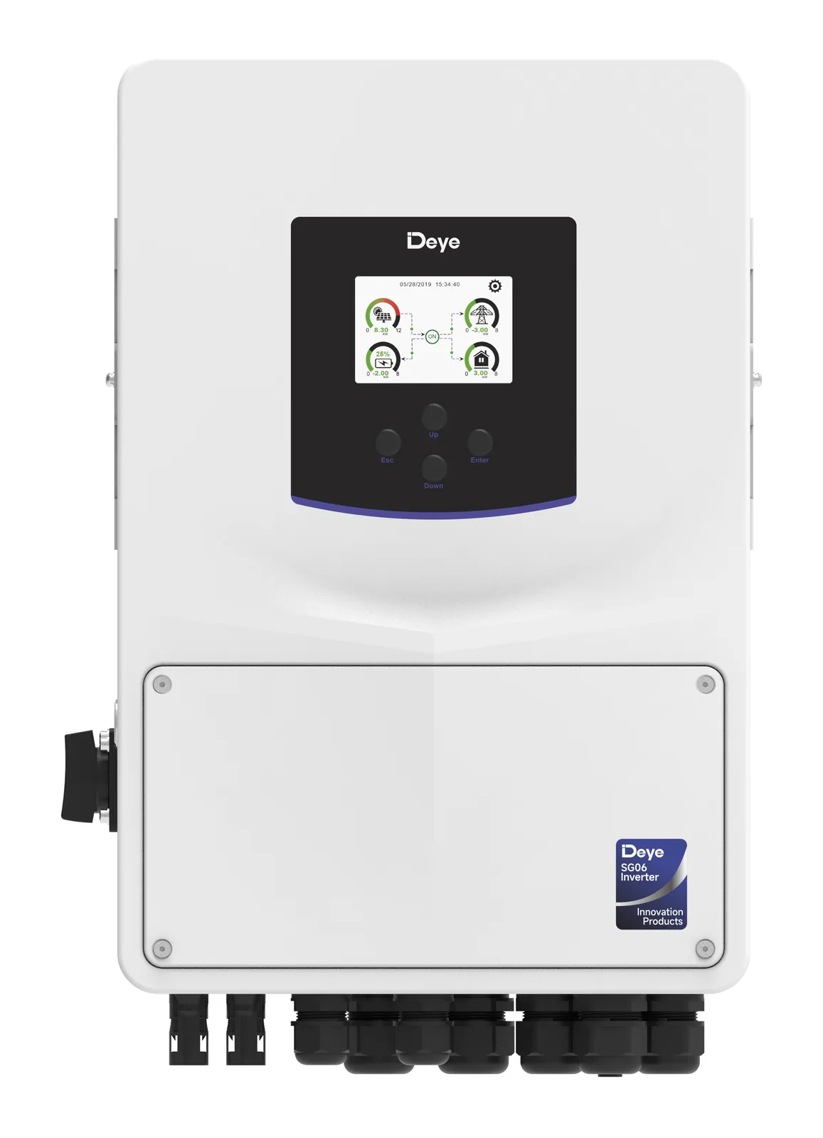 Deye SUN-5K-SG06LP1-EU-CM2 — гибридный инвертор 5 кВт, изображение 1